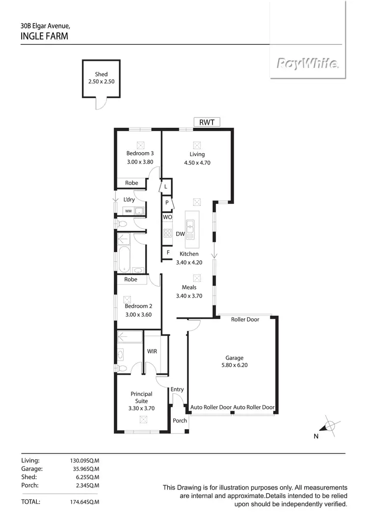 Floorplan of Homely house listing, 30B Elgar Avenue, Ingle Farm SA 5098