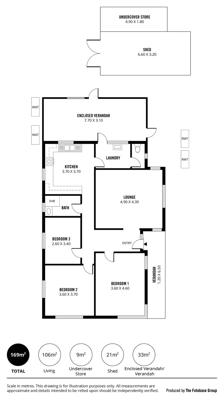 Floorplan of Homely house listing, 431 Victoria Road, Taperoo SA 5017