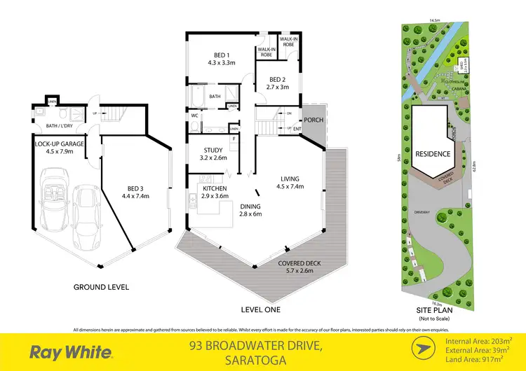 Floorplan of Homely house listing, 93 Broadwater Drive, Saratoga NSW 2251