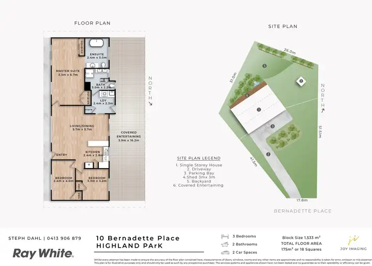 Floorplan of Homely house listing, 10 Bernadette Place, Highland Park QLD 4211