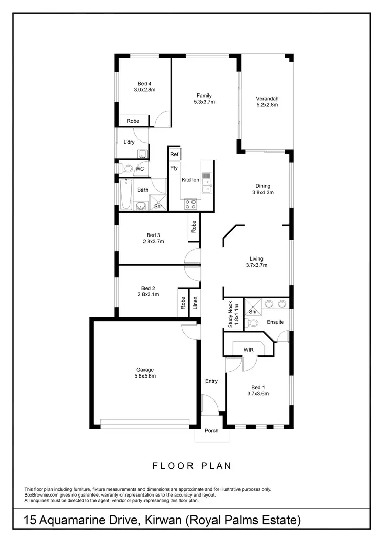 Floorplan of Homely house listing, 15/60 Phoenix Parade, Kirwan QLD 4817