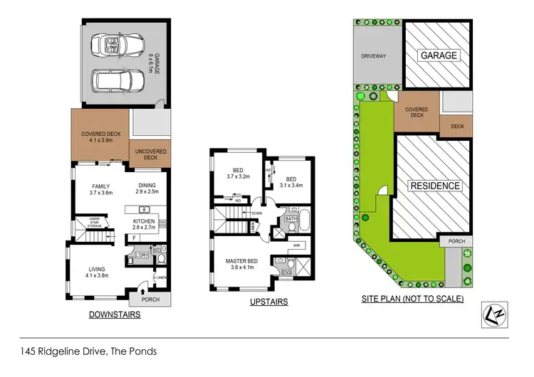 Floorplan of Homely house listing, 145 Ridgeline Drive, The Ponds NSW 2769
