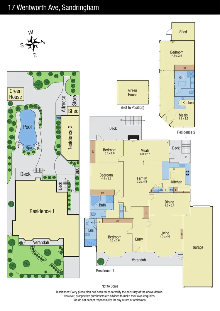 Floorplan of Homely house listing, 17 Wentworth Avenue, Sandringham VIC 3191
