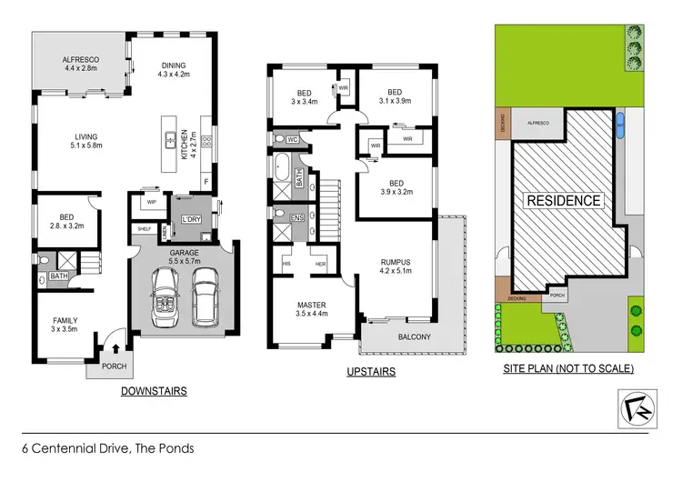 Floorplan of Homely house listing, 6 Centennial Drive, The Ponds NSW 2769