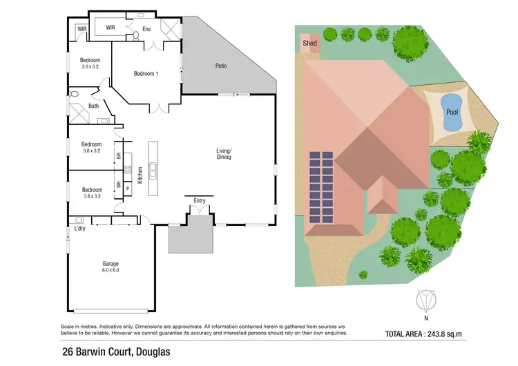 Floorplan of Homely house listing, 26 Barwin Court, Douglas QLD 4814