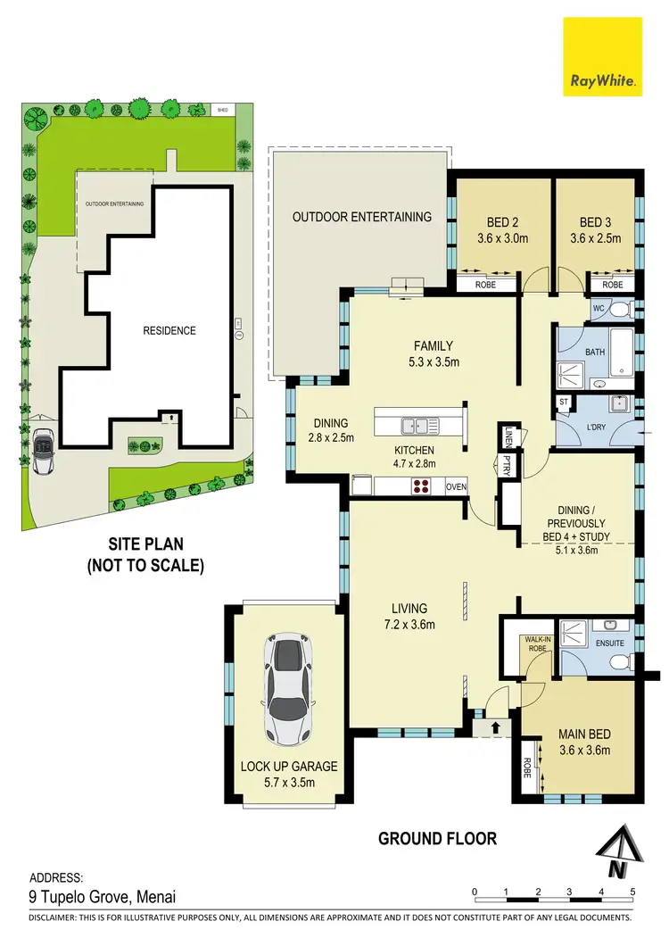 Floorplan of Homely house listing, 9 Tupelo Grove, Menai NSW 2234