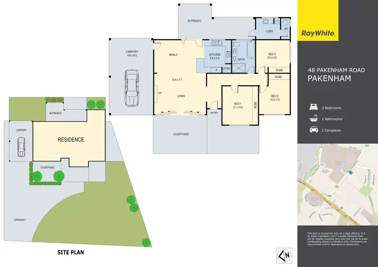 Floorplan of Homely house listing, 48 Pakenham Road, Pakenham VIC 3810