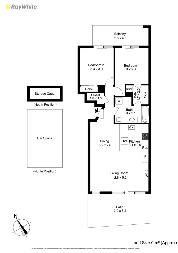 Floorplan of Homely apartment listing, 2/60-68 Gladesville Boulevard, Patterson Lakes VIC 3197