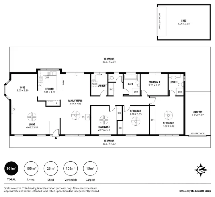 Floorplan of Homely house listing, 18 Michelmore Drive, Meadows SA 5201