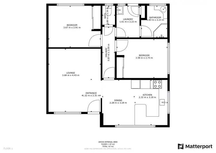 Floorplan of Homely unit listing, 7/4 Drummond Street, Swan Hill VIC 3585