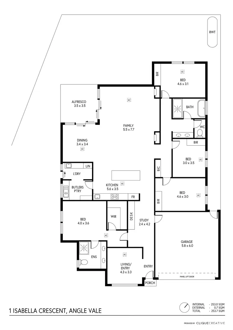 Floorplan of Homely house listing, 1 Isabella Crescent, Angle Vale SA 5117