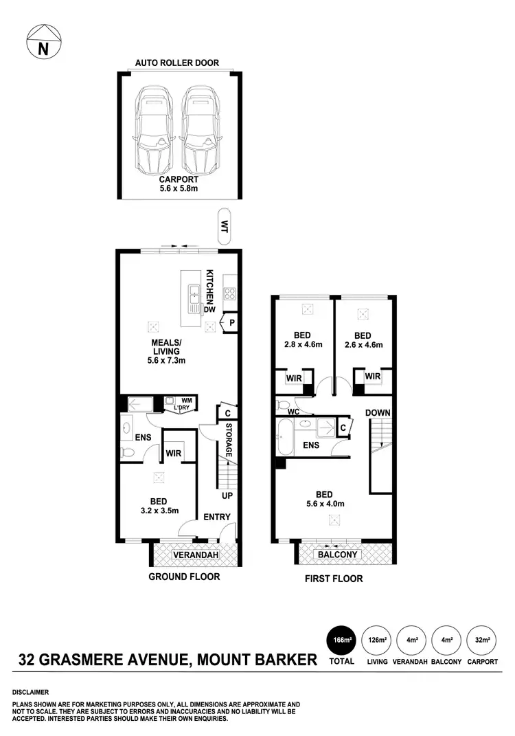 Floorplan of Homely house listing, 32 Grasmere Avenue, Mount Barker SA 5251