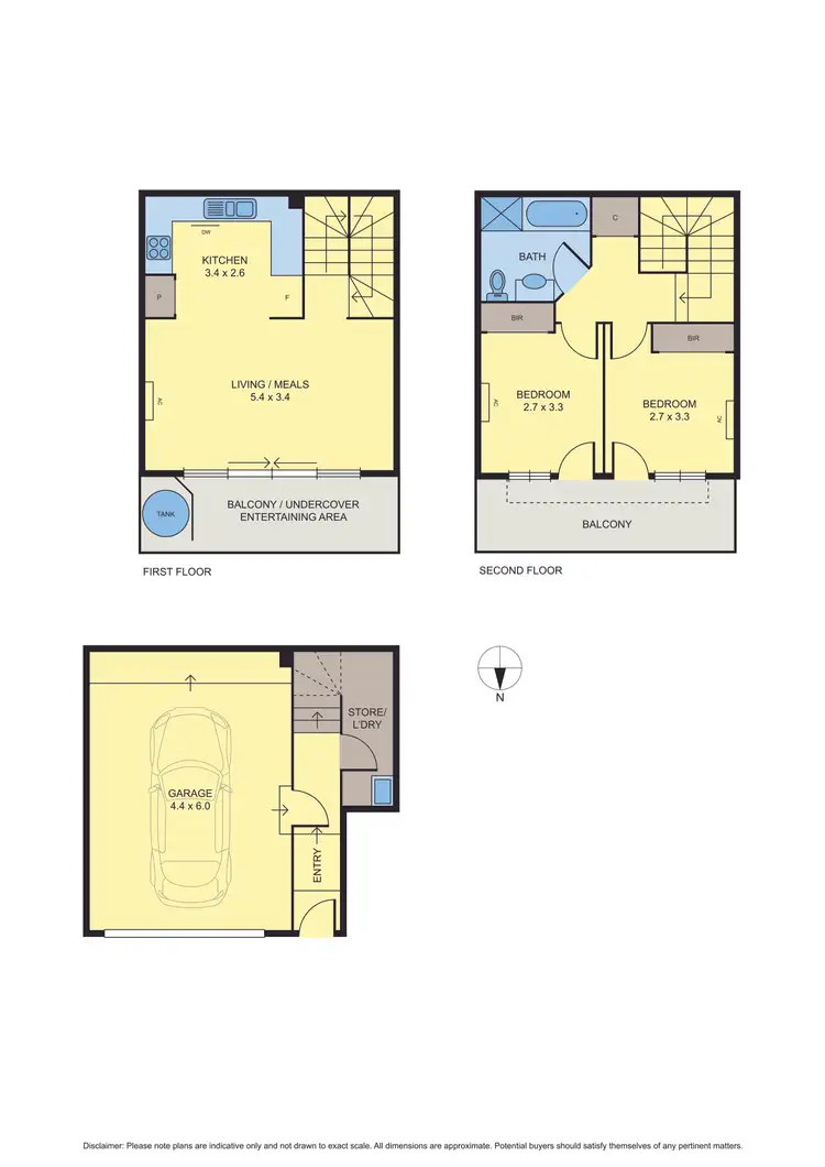 Floorplan of Homely townhouse listing, 4/142 Nicholson Street, Coburg VIC 3058