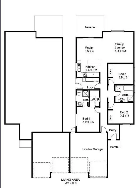 Floorplan of Homely house listing, 4A Hisgrove Road, Renmark SA 5341