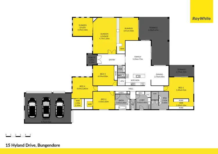 Floorplan of Homely house listing, 15 Hyland Drive, Bungendore NSW 2621