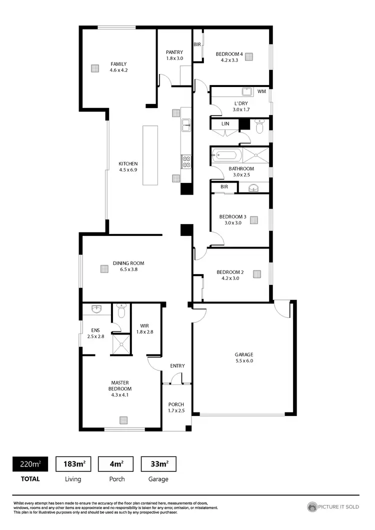 Floorplan of Homely house listing, 11 Highland Drive, Ridgehaven SA 5097