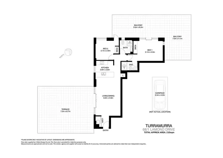 Floorplan of Homely apartment listing, 68/1 Lamond Drive, Turramurra NSW 2074