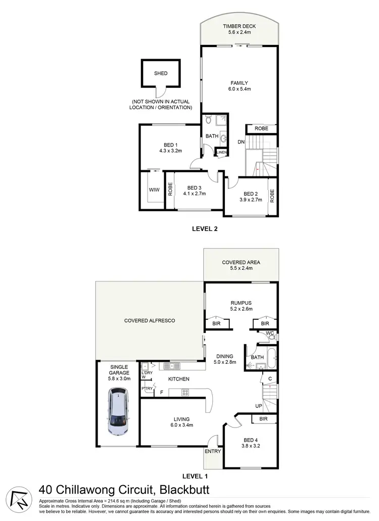 Floorplan of Homely house listing, 40 Chillawong Circuit, Blackbutt NSW 2529