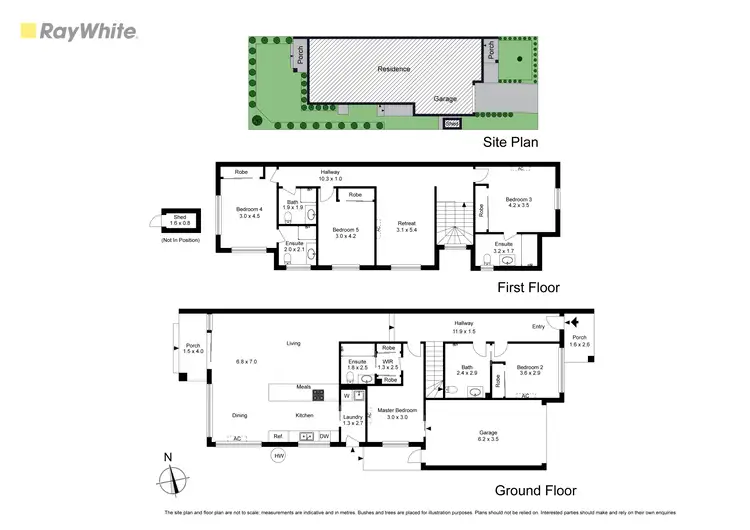 Floorplan of Homely townhouse listing, 5B Collins Street, Chadstone VIC 3148