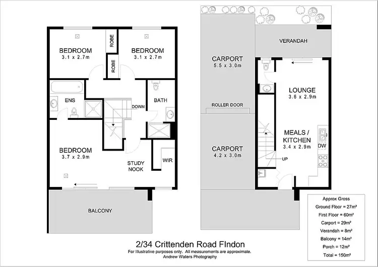 Floorplan of Homely house listing, 5/34 Crittenden Road, Findon SA 5023