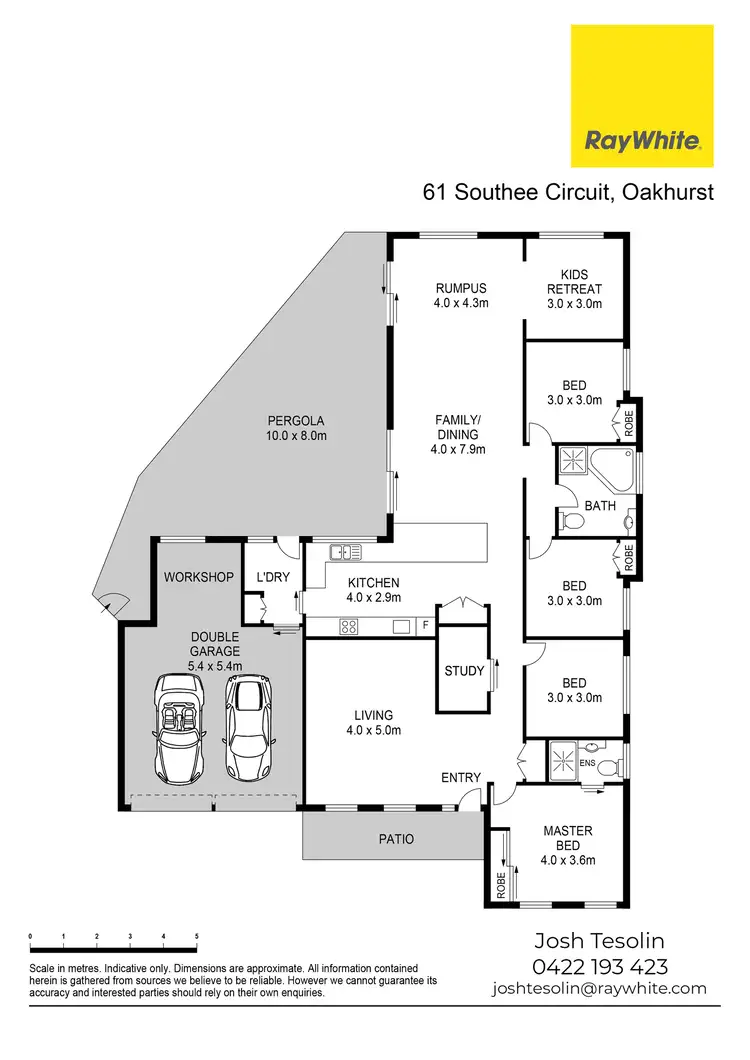 Floorplan of Homely house listing, 61 Southee Circuit, Oakhurst NSW 2761
