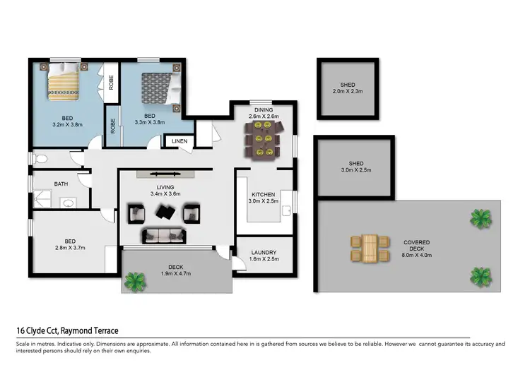 Floorplan of Homely house listing, 16 Clyde Circuit, Raymond Terrace NSW 2324
