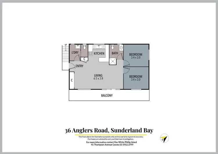 Floorplan of Homely house listing, 36 Anglers Road, Sunderland Bay VIC 3922