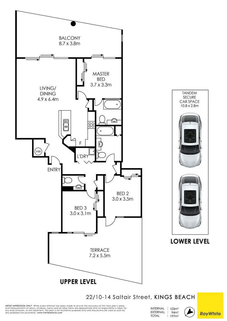 Floorplan of Homely unit listing, Unit 22/10-14 Saltair Street, Kings Beach QLD 4551