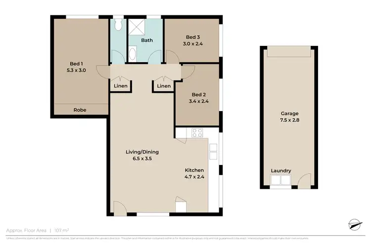 Floorplan of Homely unit listing, 3/10 Garden Terrace, Newmarket QLD 4051