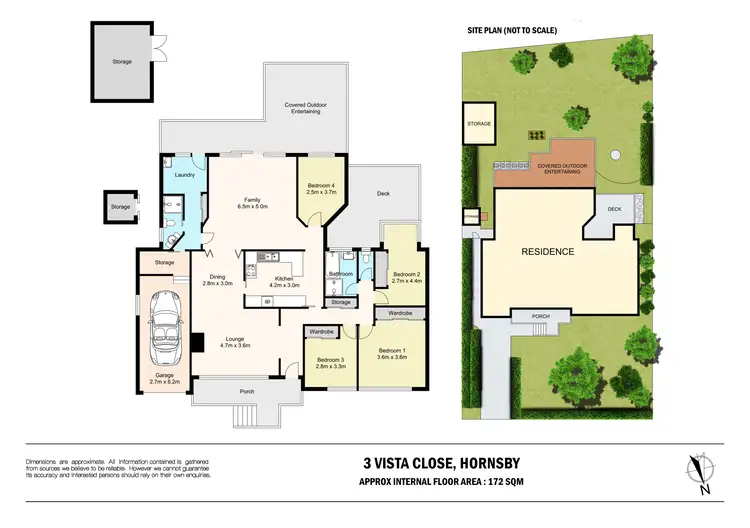 Floorplan of Homely house listing, 3 Vista Close, Hornsby NSW 2077