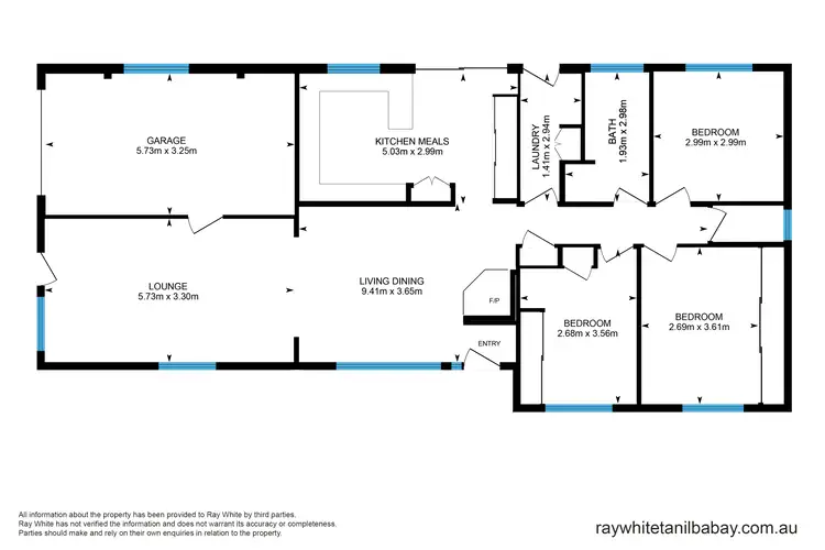 Floorplan of Homely house listing, 14 Tilligerry Track, Tanilba Bay NSW 2319