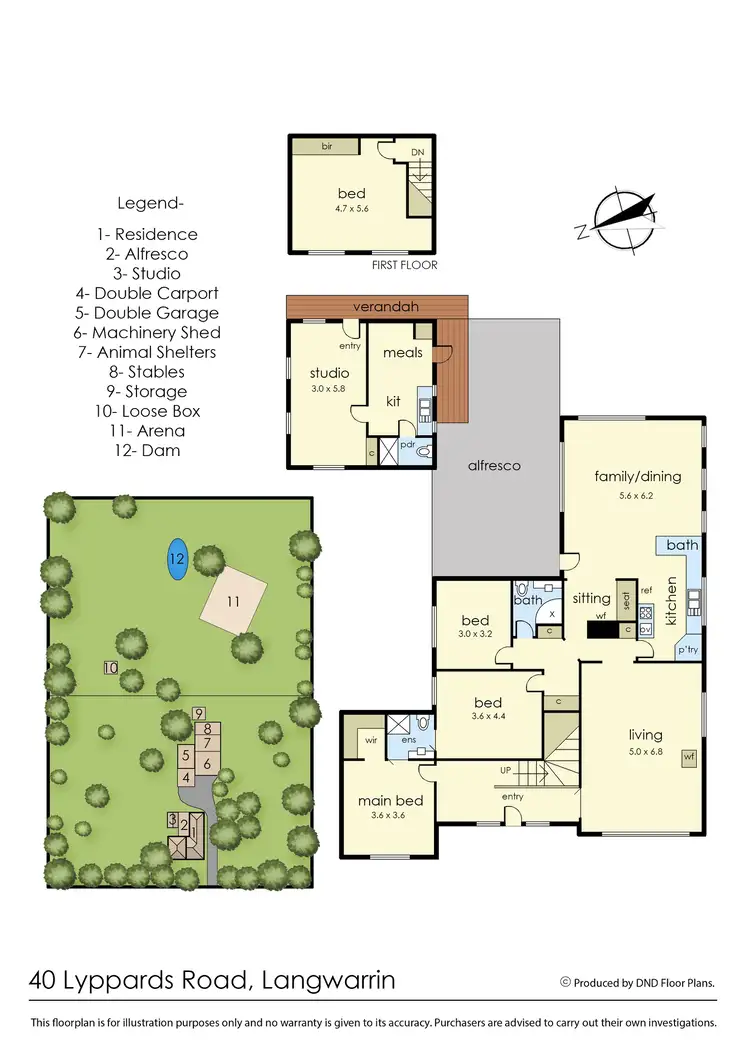 Floorplan of Homely rural property listing, 40 Lyppards Road, Langwarrin VIC 3910