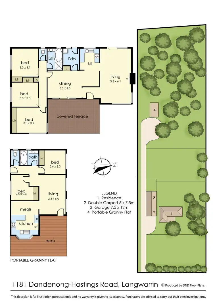 Floorplan of Homely rural property listing, 1181 Dandenong - Hastings Road, Langwarrin VIC 3910