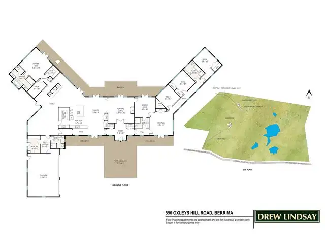 Floorplan of Homely rural property listing, 550 Oxleys Hill Road, Berrima NSW 2577