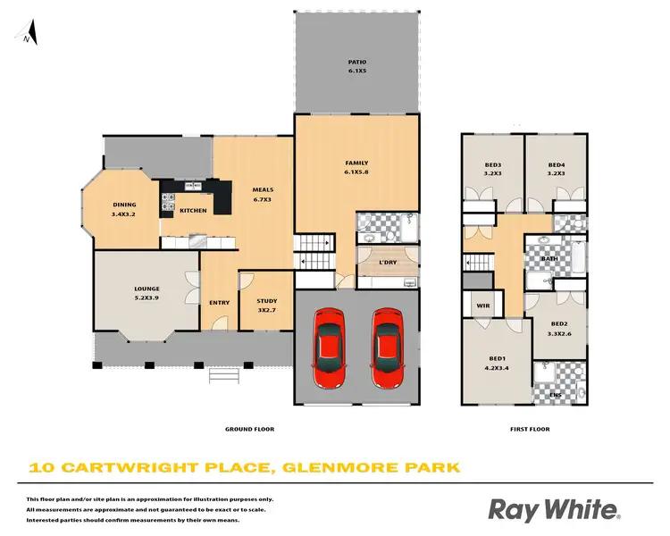 Floorplan of Homely house listing, 10 Cartwright Place, Glenmore Park NSW 2745