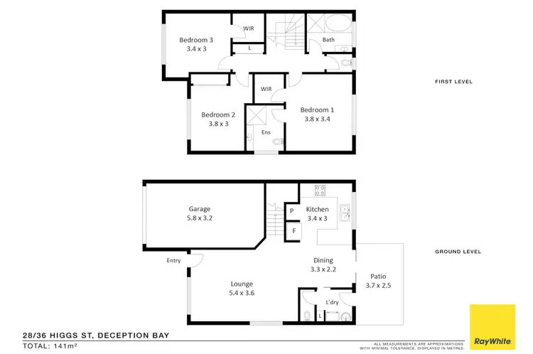 Floorplan of Homely townhouse listing, 28/36 Higgs Street, Deception Bay QLD 4508