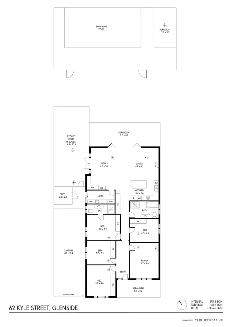 Floorplan of Homely house listing, 62 Kyle Street, Glenside SA 5065