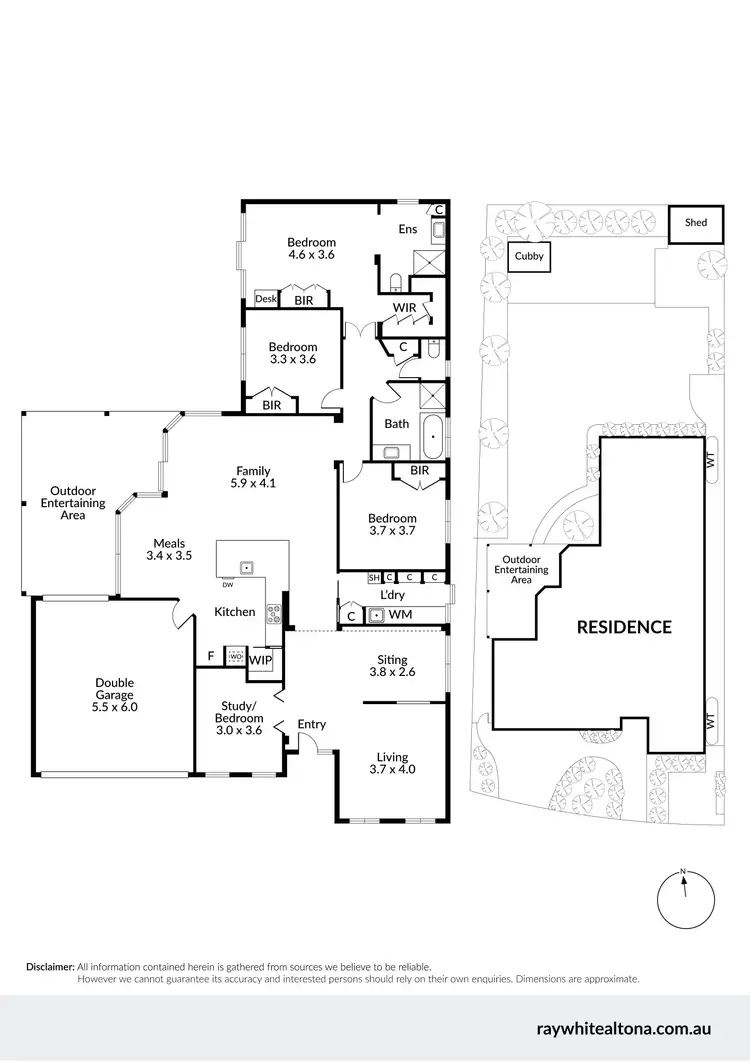 Floorplan of Homely house listing, 4 Flowerdale Road, Cairnlea VIC 3023