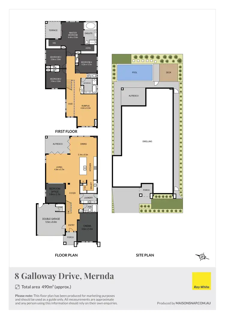 Floorplan of Homely house listing, 8 Galloway Drive, Mernda VIC 3754