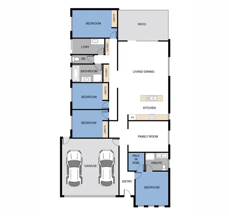Floorplan of Homely house listing, 3 Starcke Court, Mango Hill QLD 4509