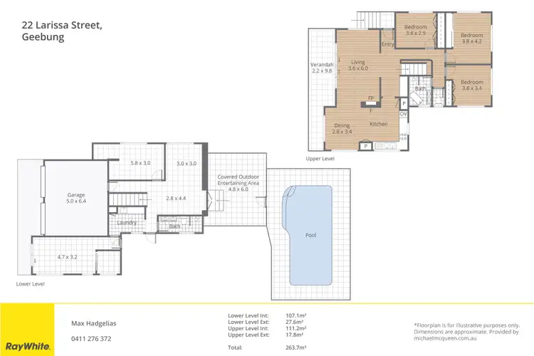 Floorplan of Homely house listing, 22 Larissa Street, Geebung QLD 4034