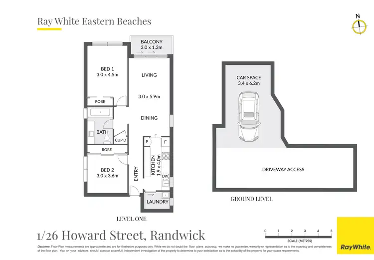 Floorplan of Homely apartment listing, 1/26 Howard Street, Randwick NSW 2031