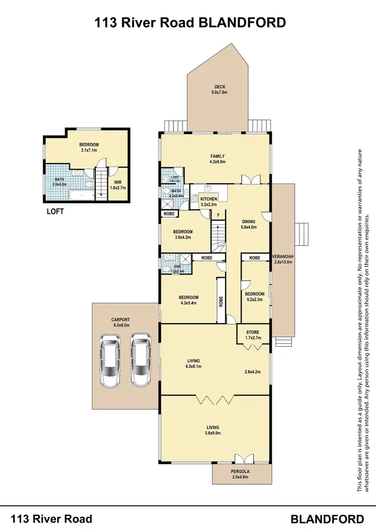 Floorplan of Homely rural property listing, 113 River Rd, Via Scone, Blandford NSW 2338
