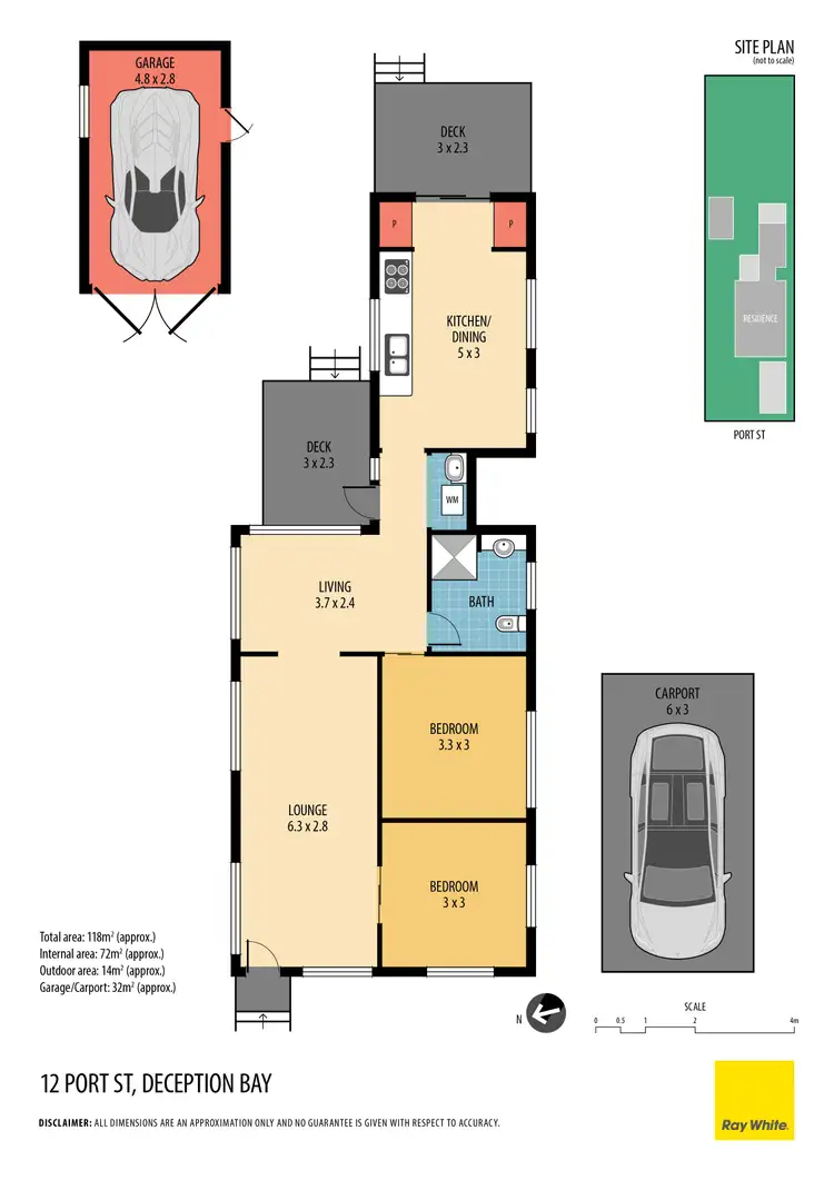 Floorplan of Homely house listing, 12 Port Street, Deception Bay QLD 4508