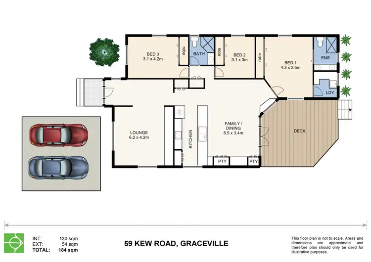 Floorplan of Homely house listing, 59 Kew Road, Graceville QLD 4075