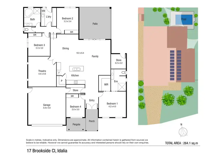 Floorplan of Homely house listing, 17 Brookside Close, Idalia QLD 4811