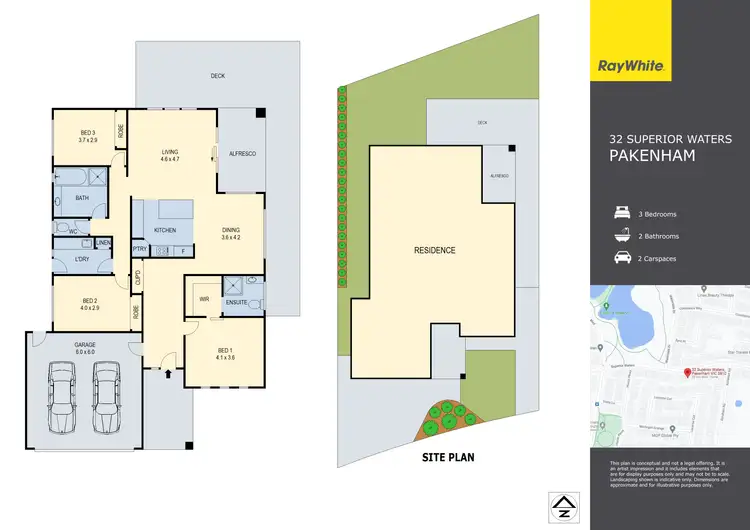 Floorplan of Homely house listing, 32 Superior Waters, Pakenham VIC 3810