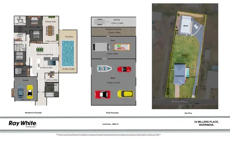 Floorplan of Homely house listing, 34 Millers Place, Inverness QLD 4703