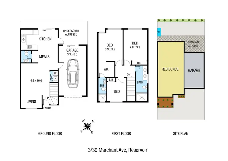 Floorplan of Homely house listing, 3/39 Marchant Avenue, Reservoir VIC 3073