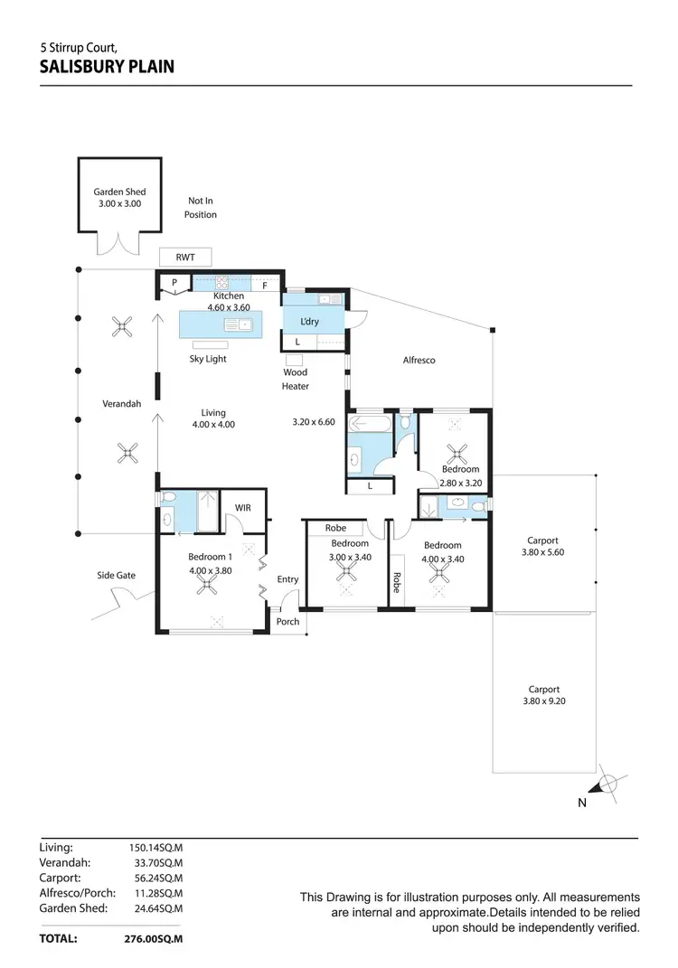 Floorplan of Homely house listing, 5 Stirrup Court, Salisbury Plain SA 5109